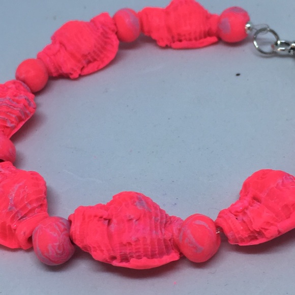 Unique Handmade Polymer Clay Ankle Bracelet - Picture 5 of 8